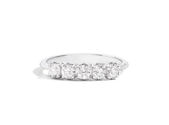 Anello Recarlo Donna Anniversary in Oro bianco Diamante 0.90 Ct R01MZ734/090VS-14 - R01MZ734/090VS-14